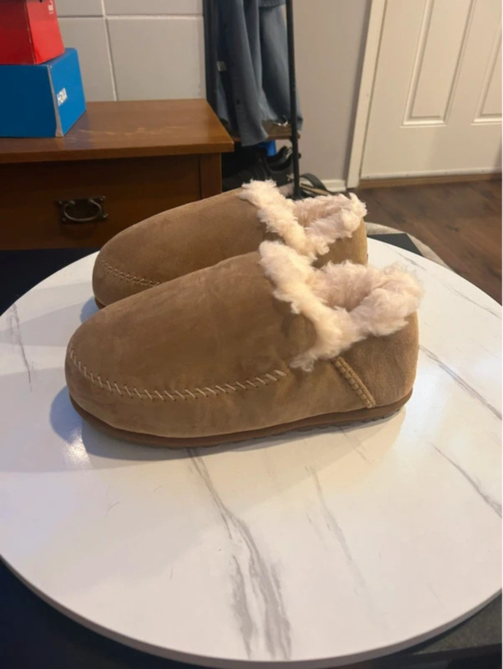 UGG Anders Men’s Slippers Chestnut Suede Size 11